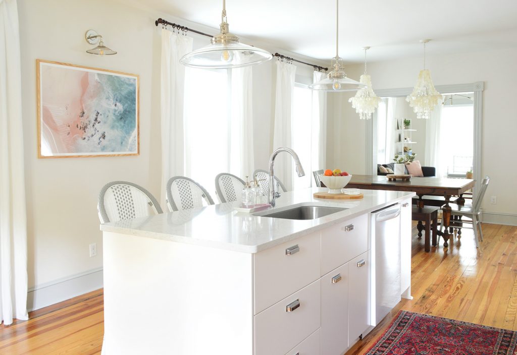 Beach House Before After Kitchen Island