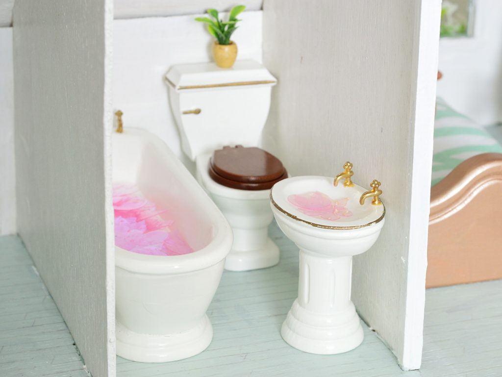 T Dollhouse Bathroom Detail