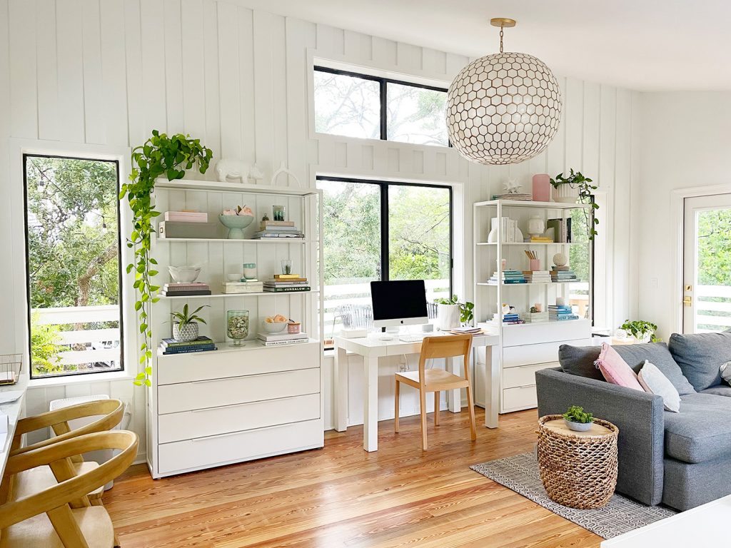 Ikea Fjalkinge Bookcases In Upstairs Family Room Office