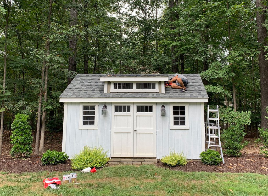 Ep148 John Painting On Shed