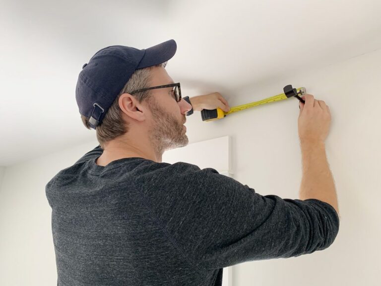 A Quick Way To Hang Curtain Rods