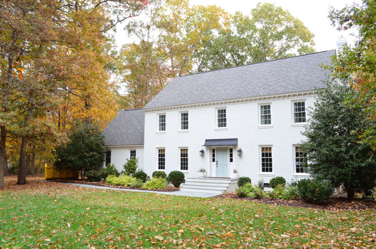 Exterior Updates After Painting Our Brick House White